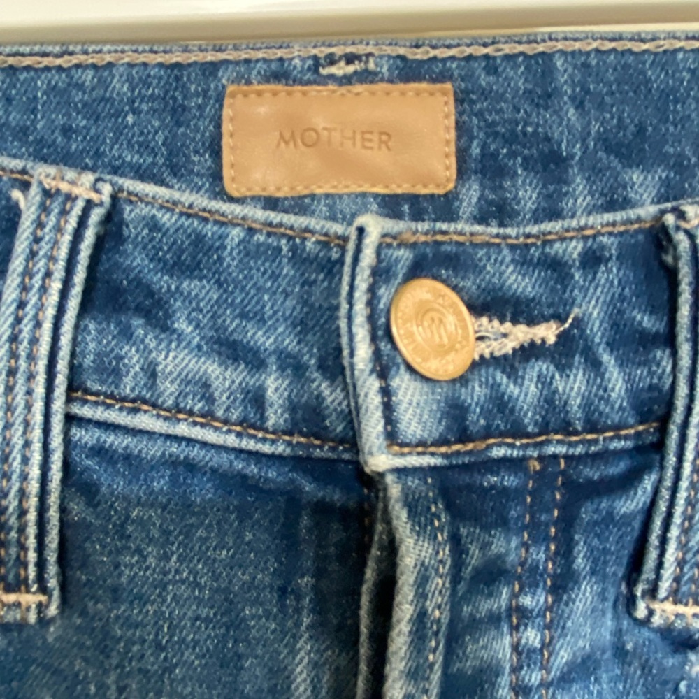 MOTHER The Tripper Ankle Fray Jeans in I Put A Spell On You Size 24 NWT - Picture 4 of 7
